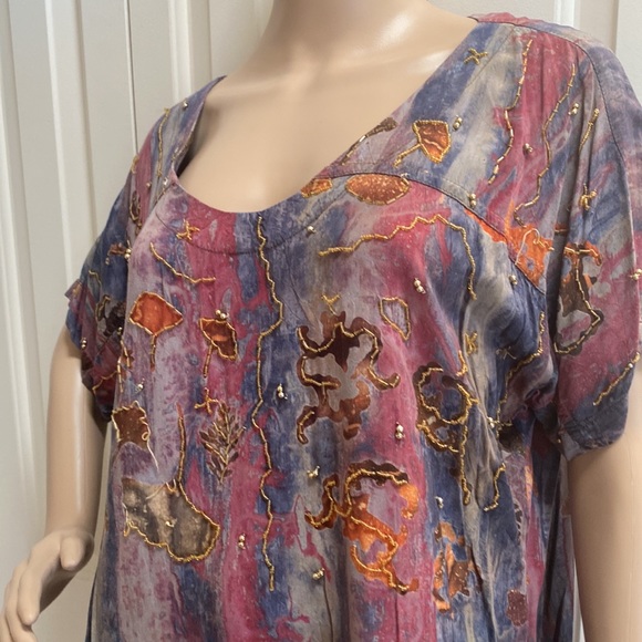 Ana Mori Outfit. Womens OSFM. Beads and stitching. So pretty. - Picture 5 of 14